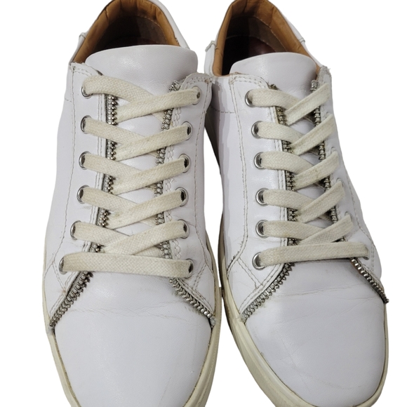 Frye White Leather Women's Sneakers - Picture 5 of 9